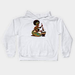 Afrocentric Mother And Baby Kids Hoodie